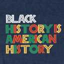 Black History Month Shirts for Women Africa American Tshirts Black Pride Tee Tops (Blue, XL)