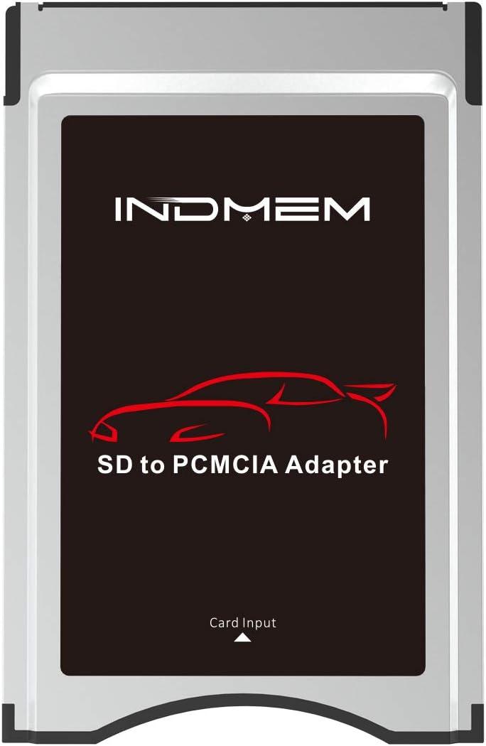 PCMCIA to SD Card Memory Card Adapter SDHC to PC Card Converter Reader for Mercedes Benz S, E, C, GLK, CLS Class COMAND APS System Media Player