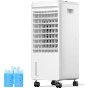 Windowless Portable Air Conditioners, 3-IN-1 Portable AC Unit, 7H Timer & 1.85Gal Tank, 40Oscillation, 3 Modes & 3 Speeds, Ultra-Quiet Swamp Air Cooler With 4 Universal Wheels For Home/Indoor Use