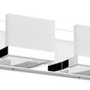 Tipace 4 Lights LED Modern Vanity Light Chrome Bathroom Lighting Fixture Up and Down Bathroom Wall Light Over Mirror(White Light 6000K) (Chrome-Non Dimmable)
