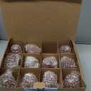 Glass Candle Holder Set of 12, Pink Taper Candle Holders Bulk, Vintage Candlestick Holders, Candle Stick Holder for Table Centerpieces, Wedding & Mother's Day