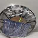 Glow in The Dark Wall Clock Battery Operated, 16''