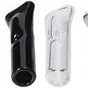 Reusable Glass Tips for Filter Flat Mouthpiece, Multi-Color 9mm Outer Diameter 6mm Inside Diameter 35mm Length for DIY Easy Clean Color 10 Pack