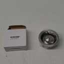 Stainless Steel Sink Flange and Stopper - Universal 3-1/2 Inch Drain Fit for Garbage Disposal Replacement Accessories (Brushed)