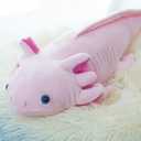Axolotl Plush Toy, Soft Salamander Plush Gift for Kids and Adults - 31 Inch, Pink