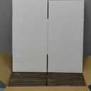 Calenzana 6x6x6 Inches Shipping Boxes Set of 25, White Corrugated Cardboard Box for Packing Mailing Small Business