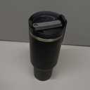 STANLEY Quencher ProTour Flip Straw Tumbler with Leakproof Lid | Built-In Straw & Handle | Cupholder Compatible for Travel | Insulated Stainless Steel Cup | BPA-Free (40 Ounces, Black)