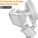 LEPOWER 30W LED Security Lights Motion Sensor Outdoor, 3200LM, 5500K, IP65 Waterproof, Hardwire 2 Head Motion Detector Flood Light for Garage, Yard, Porch