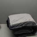 Sunheir Orthopedic Dog Bed for Large Dogs - Big Waterproof Dog Crate Bed with Removable Washable Cover, Egg Crate Foam Support, Anti-Slip Bottom, Deluxe Plush Pet Bed Mat (Grey)