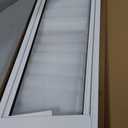 Hakuna Pets White Glass Patio Pet Door for Sliding Doors, Medium | Adjustable Height 77.2 83.5, Damage-Free or Permanent Install, Locking Panel Included