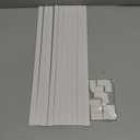 Delamu 157in Cord Covers for Wires on Wall, Cord Hider for 1 Cord, Paintable Cable Hider, Cable Management Wire Covers for Cords, W0.55 H0.4in, White