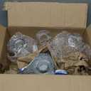 15oz/450ml Glass Coffee Mugs Clear Coffee Cups with Handles perfect for Latte, Cappuccino, Espresso Coffee, Tea and Hot Beverages, Set of 6