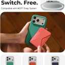 MOFT for iPhone Air Case- MOVAS Snap Case, MagSafe Compatible, Soft-Touch Vegan Leather, Classic Minimalist Design, Lightweight, Stain-Resistant & Camera Protection, Misty Cove