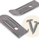 Steel Table Leaf Leveler with Screws | Pack of 12 | Table Leaf Hardware | TT5-S