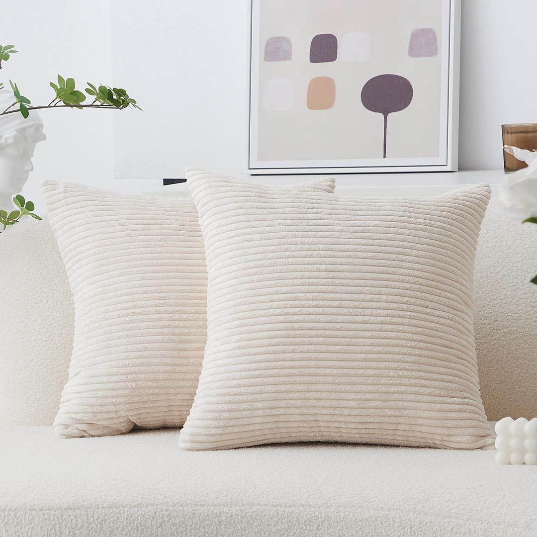 Pillow Cover, Pack Of 2 22X22, No Brand