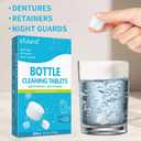 Bottle Cleaning Tablets - 30 Count No Scrub Water Bottle Cleaner for Coffee Mugs, Thermoses, Plastic/Glass Bottles - Fast Dissolving, Safe for All Materials, Individual Packaging