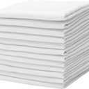 Cotton Handkerchiefs for Men Thick Soft Turkish White Cotton, 12 Pack