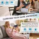 Carrying Case for Nintendo Switch 2 Model(2025), Portable Hard EVA Shell Travel Pouch with 10 Game Card Slots, Velvet Interior, Mesh Pocket, Water-Resistant, Lightweight Carrying Bag, Silver-Gray