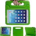 LEFON Kids Case Shockproof for iPad mini 5/4/3/2/1, iPad mini 4th Generation Case for Kids, with Convertible Handle Light Weight Super Protective Stand Cover for iPad mini 5th Gen 7.9 Inch (Green)