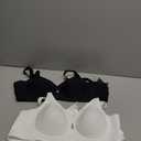 ProKloud Bras for Women No Underwire Wireless Jelly Bras Full Coverage Seamless Push Up Bralettes Support Tshirt Bra (Black)  Size: Medium