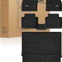 3W Floor Mats & Cargo Liner Fit Mazda CX-50 2023 2024 2025 (Not for Hybrid), TPE All Weather Liners Full Set Mazda CX 50 Accessories All Season Guard Odorless Anti-Slip Black