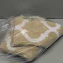 OLANLY Bathroom Rugs Set 2 Piece, Microfiber Bath Shower Mat and U-Shaped Toilet Rug, Machine Wash Dry, Non-Slip Absorbent Shaggy Bath Mats for Tub, Shower and Bathroom (30"x20"+24"x20", Beige)