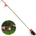 Multi-Purpose Diatomaceous Earth Powder Applicator, Bulb Duster with Powder Spray Bottle, Long Stainless Rod,Wind Resistant Exit Design, Length Adjustable from 12"to 41",for Indoor and Outdoor