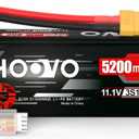 HOOVO 11.1V 3S LiPo Battery 5200mAh 80C Softcase RC Battery XT60 Plug for RC Car RC Truck Airplane Helicopter Boat Racing RC Hobby