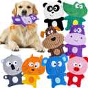 No Stuffing Dog Squeaky Toys, 8 Pack Stuffless Dog Chew Toys, Tough Soft Plush Crinkle Toys, Pet Supplies Durable Puppy Teething Interactive to Keep Them Busy for Small Medium Breeds