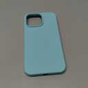 Matte Plain Aqua-Teal 2021 Blue Phone-12 Cute Solid-Color Case for iPhone 13