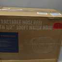 Giraffe Tools AW30 1/2MB Retractable Garden Hose Reel 1/2" x 100 ft PRO Metal Bracket, Heavy Duty, Any Length Lock Hose Reel, 100 ft, Dark Grey