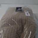 Bedsure 100% Cotton Blanket Queen Size for Bed - Breathable and Soft, Waffle Weave Blanket for Summer Spring, Tan, 90x90 Inches