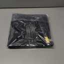 2 x FtyFty Unisex Adult Matte Graduation Cap with Tassel Year Charm (Black)