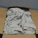 CozyLux Oatmeal King Size Comforter Set, 3 Pieces Solid Breathable Quilted Style Bedding Sets, Luxury Fluffy Soft Bed Set with Down Alternative Comforter for All Season (1 Comforter & 2 Pillowcases)