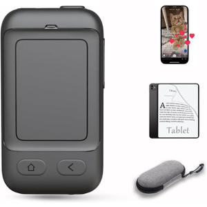 Phone Remote with Touchpad for TikTok, Bluetooth Page Turner for Kindle App, Mini Mouse for iPhone, iPad, Android Devices. Cellphone Camera Photo/Video Remote Control, Carrying Case Included