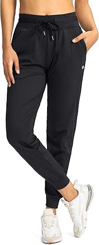 G Gradual Women's Joggers Pants with Zipper Pockets High Waisted Athletic Tapered Sweatpants for Women Workout Lounge XL