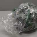 Liliful 1 Set Lighted Artificial Christmas Urn Filler 18 Inch, Battery Operated Pre Lit Artificial Christmas Tree Outdoor Light up Planter Filler Lighted Xmas Trees with LED Lights Timer (Novel)