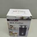 SIMPLETASTE Milk Frother, 4-in-1 Electric Milk Steamer, Automatic Warm and Cold Foam Maker and Milk Warmer for Latte, Cappuccinos, Macchiato (Blue)