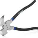 Fencing Pliers,10.4 Inch Multi Fence Tool,Hammer Head, Wire Cutter Heavy Duty Fence Pliers,Nail Puller Pliers,Staple Puller,Fence Cutting Tools