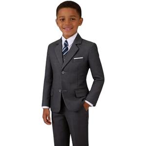 Addneo Toddler Boys Suit Kids Formal Dresswear Slim Fit Suits Tuxedo Prom Wedding, 3T