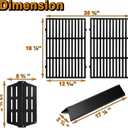7620 7621 62783 Flavorizer Bars 65505 Heat Deflectors 7524 Grill Grates Genesis E-310 Grill Replacement Parts for Weber Genesis E310 E-330 S330 EP310 S-310 S-320 S310 EP330 330 E330 Grill Parts