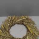 24 Inch Fall Wreath for Front Door Harvest Wreaths with Wheat Leaves and Wheat Ear, Large Autumn Wreath Decor for Farmhouse Wall Window Home Decoration and Halloween Christmas Thanksgiving Celebration