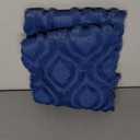 decorUhome Cozy Textured Euro Sham Throw Pillow Covers 24x24 Inch Set of 2, Soft Plush Faux Wool Dark Blue Accent Couch Pillow Covers for Modern Farmhouse Sofa Bed Living Room