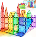 Magnetic Tiles Kids Toys STEM Magnet Toy for Toddler Magnetic Blocks Building Preschool Learning Sensory Montessori Toys for 3+ Year Old Boys and Girls, Safe Creativity Toddler Kids Toy