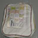 Bible Cover Bible Book Cover Bible Case for Women Canvas Carrying Case Book Protector Quilted Vegan Leather Bible Covers Study Supplies Accessories Christian Gift (Brown, One Size)