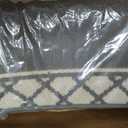 COSY HOMEER Washable Kitchen Rugs Sets of 2 Non-Slip Kitchen Mats,Grey, 20"x30" + 20"x48"