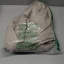 YoungsTex Oatmeal Linen Curtains 48 Inch Length, Burlap Semi Sheer Drapes Light Filtering with Rod Pocket Back Tab for Living Room Short Window, 2 Panels, 42 X 48 Inch