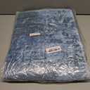 Merelax 3x5 Washable Entryway Area Rug, Blue Small Area Rugs for Living Room Bedroom Kitchen, Boho Abstract Office Rug, Soft Modern Non Slip Low Pile Carpet for Dining Room Kids Room