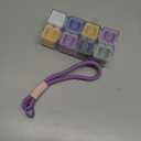 Daily Pill Organizer with 8 Compartments - Perfect Weekly Pill Case Waterproof Pill Box for Daily Vitamins and Medicine, Small Pill Container for Pocket Purse (Multi-Color)