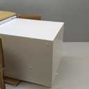 Mannequin Display Pedestal Stands Bridal Shop Plinth Raiser Stand Party Event Decor Platform Base Tables for Model Comic-con Clothing Store Boutiques(11.81x15.75in,Square,White)